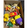 Image 1 : Assorted toys and Fisher-Price fire truck