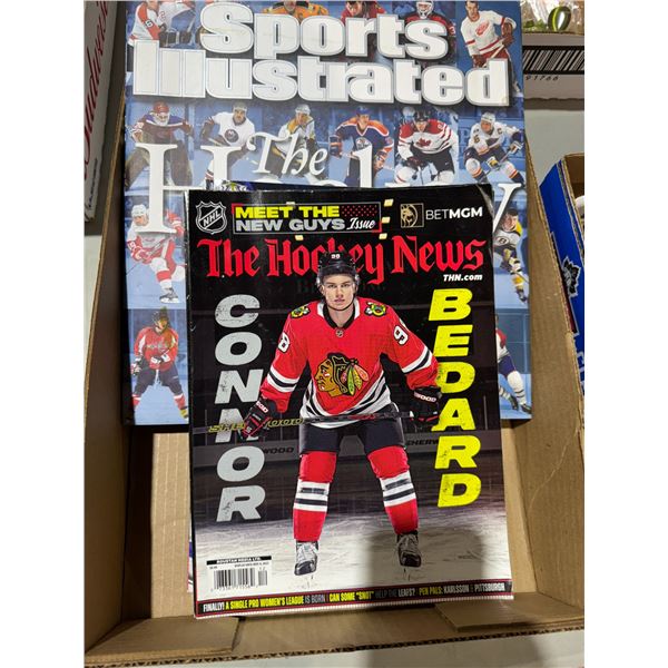 Sports illustrated in the Hockey news books