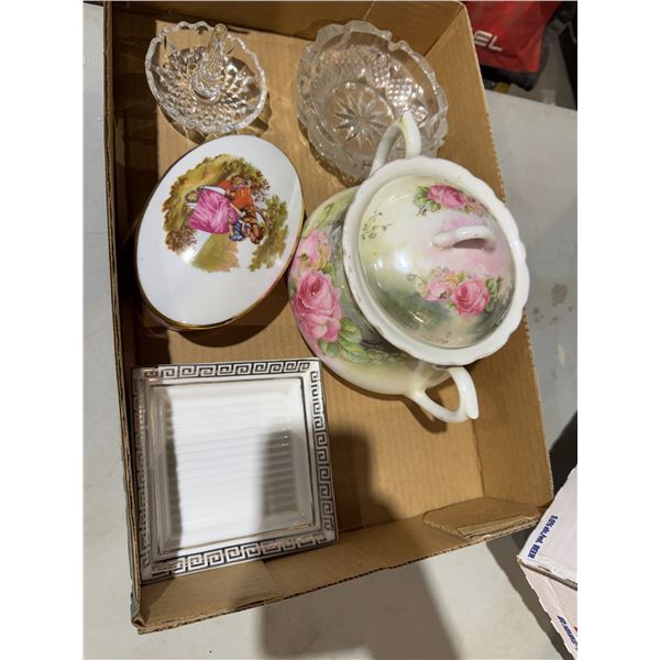 Assorted home decor, ring holder, etc.