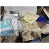 Image 1 : Mattress, protectors, organizer, shower curtain placemats