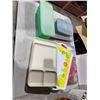 Image 1 : Tupperware trays containers, and other trays