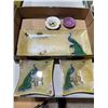 Image 1 : Peacock trays and other