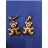 Image 1 : clip on teddy bear earrigns
