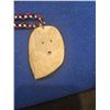 Image 2 : Wolf pendant and woven beaden necklace