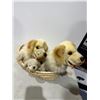 Image 2 : Basket of plush puppies
