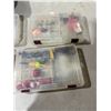 Image 2 : PLANO case with storage containers and fishing content