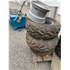 Image 2 : Tires with rims 80 8 25 – 8–12