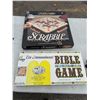 Image 1 : Assorted games, Bible game and Scrabble