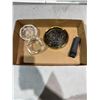 Image 1 : Coasters, ashtrays, and cigarette roller