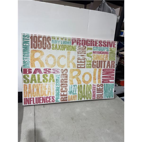 Canvas wall hanging