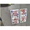 Image 1 : Alberta license plates