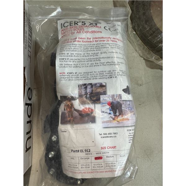 Anti-skid, detachable, safety souls large
