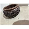 Image 2 : African carved Ebony bowl with trees and giraffes