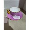 Image 1 : 1930s Ainsley butterfly handle cup and saucer chip on handle