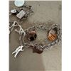 Image 2 : 2 sterling silver charm bracelets