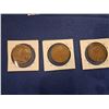 Image 1 : 1862, 1906 & 1916 England pennies
