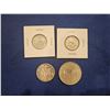 Image 2 : 2x silver canada 25cents, US dollar & 1963 Canada 50cents
