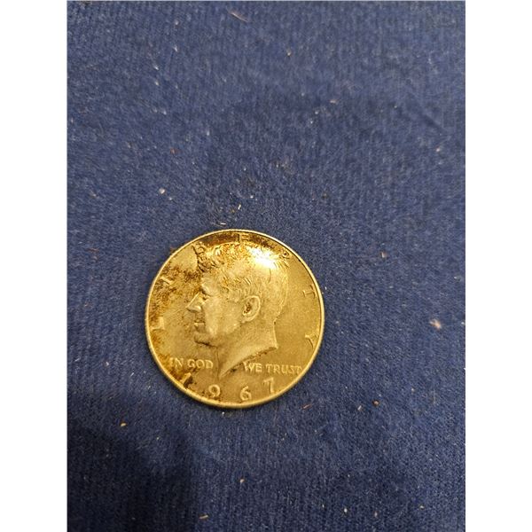 1967 USA half dollar