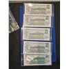 Image 2 : 5x 1973 Canada $1 Bills