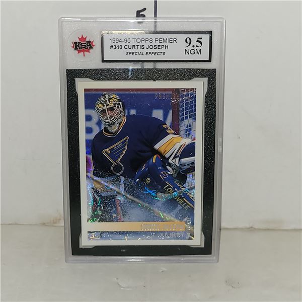 1994-95 Topps Premier #340 Curtis Joseph Special Effects - Graded