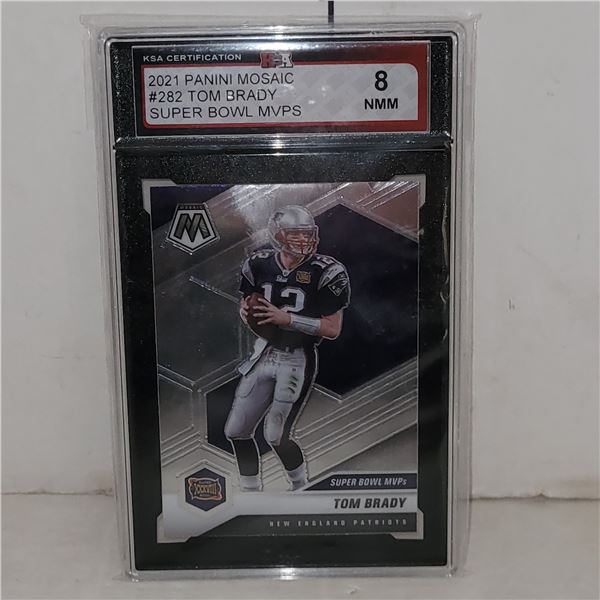 2021 Panini Mosaic #282 Tom Brady Super Bowl MVPs - Graded