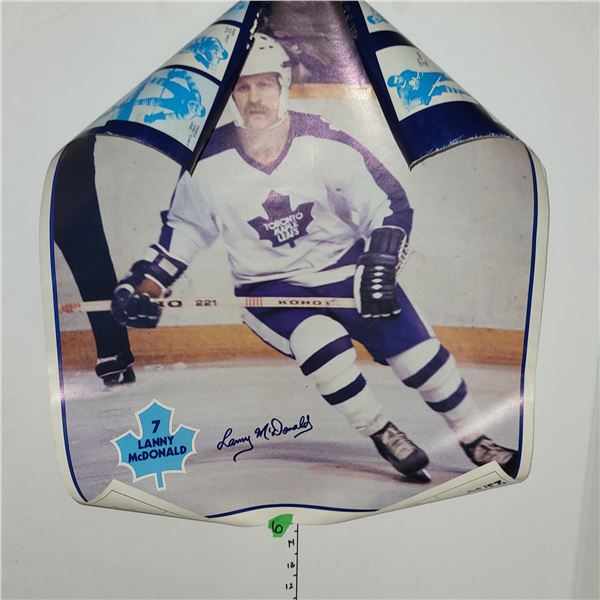 3 Sheets from 1980 Dominion Claendar Signed by: Lanhy McDonald, Borje Slaming Mike Palmateer