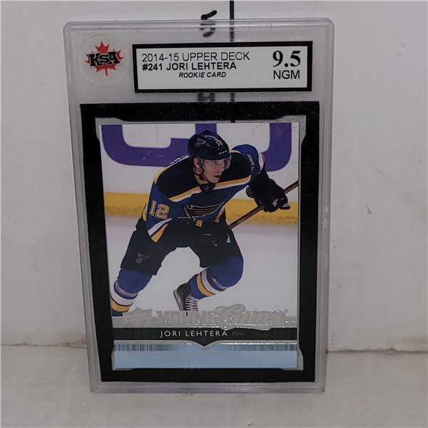2014-15 Upperd Deck #2241 Jori Lehtera Rookie Card - Graded