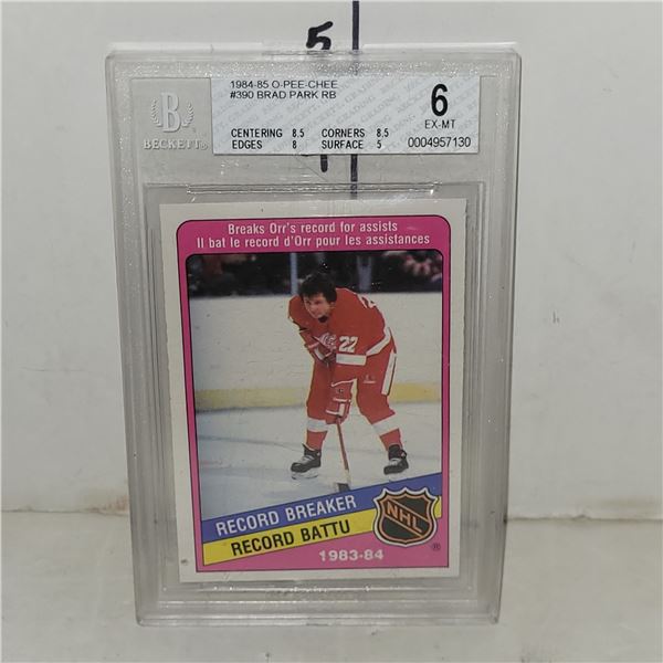 1984-85 O-Pee-Chee #390 Brad Park RB - Graded