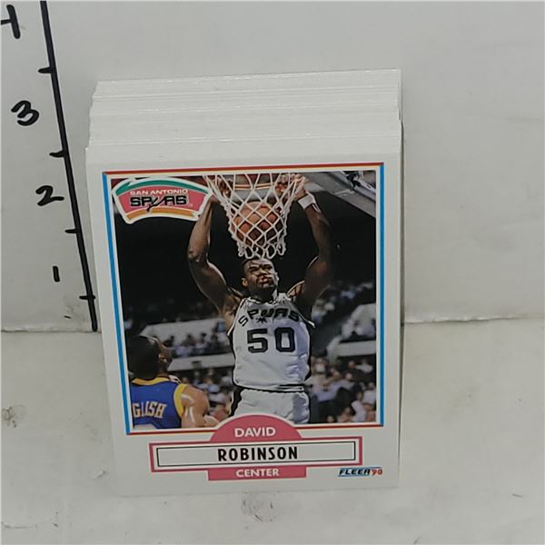 Lot of 50 David Robinson NBA Rookie Cards Mint