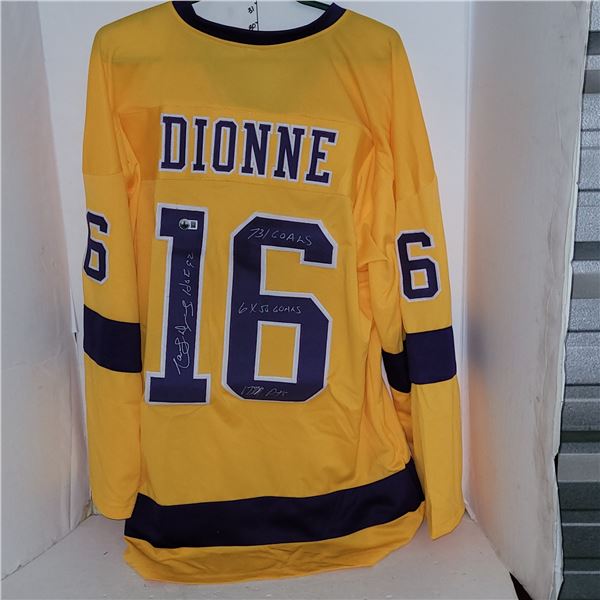 Signed Marcel Dionne NHL Jersey w/ COA