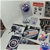 Image 7 : Massive lot of Oilers NHL Stickers