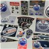 Image 8 : Massive lot of Oilers NHL Stickers