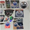 Image 9 : Massive lot of Oilers NHL Stickers