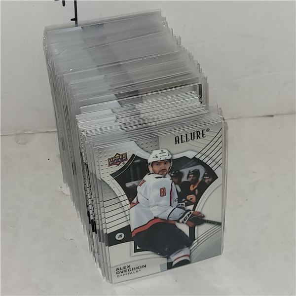 Lot of 91 2021-22 Upper Deck Allure Glossy Cards - Tons of Stars, Some Rookies