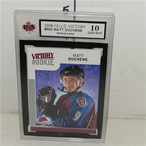 2009-10 Upper Deck Victory #305 Matt Duchene Rookie Card - Graded