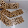 Image 2 : Lot of 3 Edmonton Oilers Auto Signed Memorbilia Wooden Mini Sticks