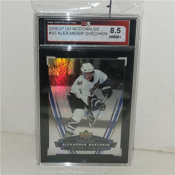 2006-07 Upper Deck McDonalds #50 Alex Ovechkin - Graded
