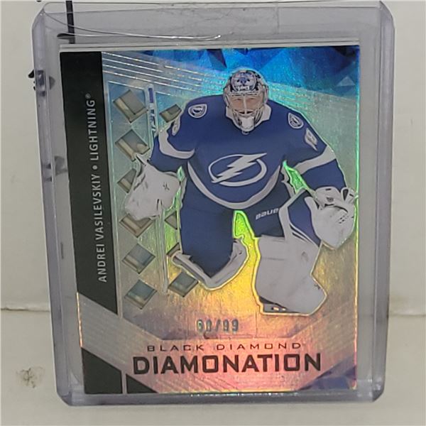 Rare 2020-21 Upper Deck Black Diamond Diamonation Ltd Ed 58/99
