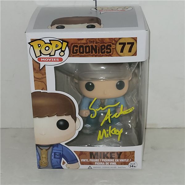 Signed Sean Astin Goonies Funko Pop! w/ COA