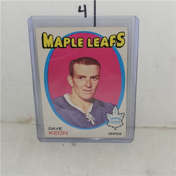 1971-72 Dave Keon Hockey Card