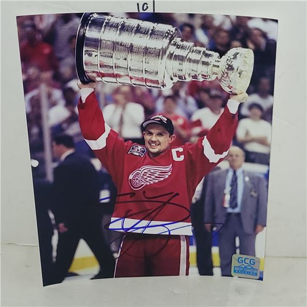Signed Steve Yzermand Photo w/ COA