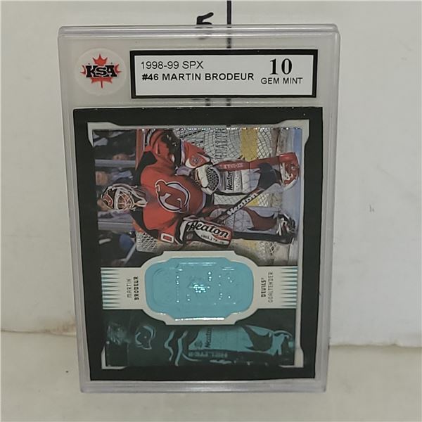 1998-99 SPX #46 Martin Brodeur - Graded