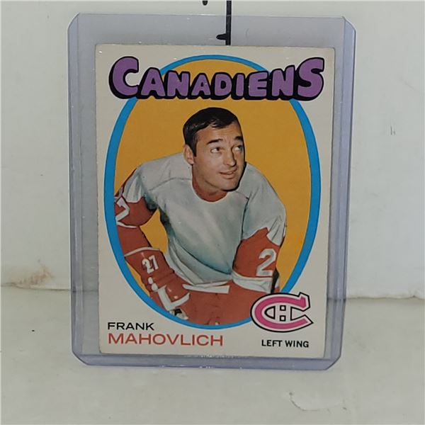 1971-72 Frank Mahovlich Hockey Card
