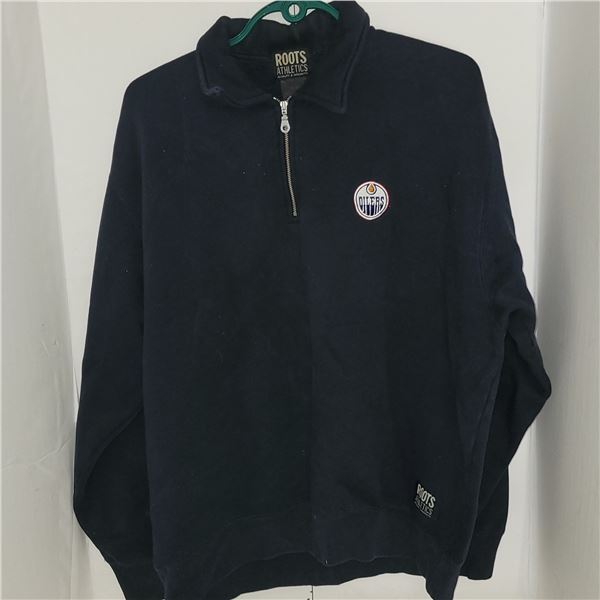 Edmonton Oilers Pullover Sweater Szie Large - Pre-Owned