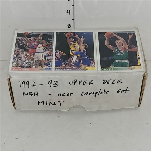 1992-93 Upper Deck NBA Near Complete Set - Mint