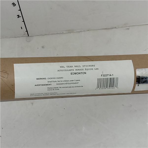 New Unopened NHL Team Wall Stickers - Edmonton Oilers