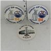 Image 1 : Lot of Vintage Edmonton Oilers Buttons