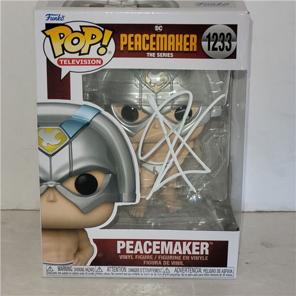Signed John Cena Funko Pop! Peacemaker w/ COA