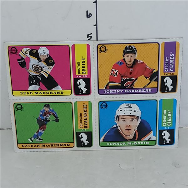 Very Rare 2018-19 Upper Deck Box Bottom w/ Connor McDavid Perforated Card - Grade would be Mint