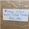 Image 3 : Vintage Oilers Season Ticket Wallet - Rare Item
